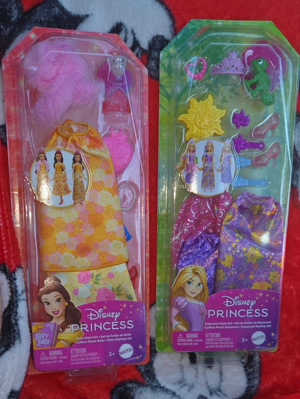 Disney Princess Belle & Rapunzel Dress Accessory Set